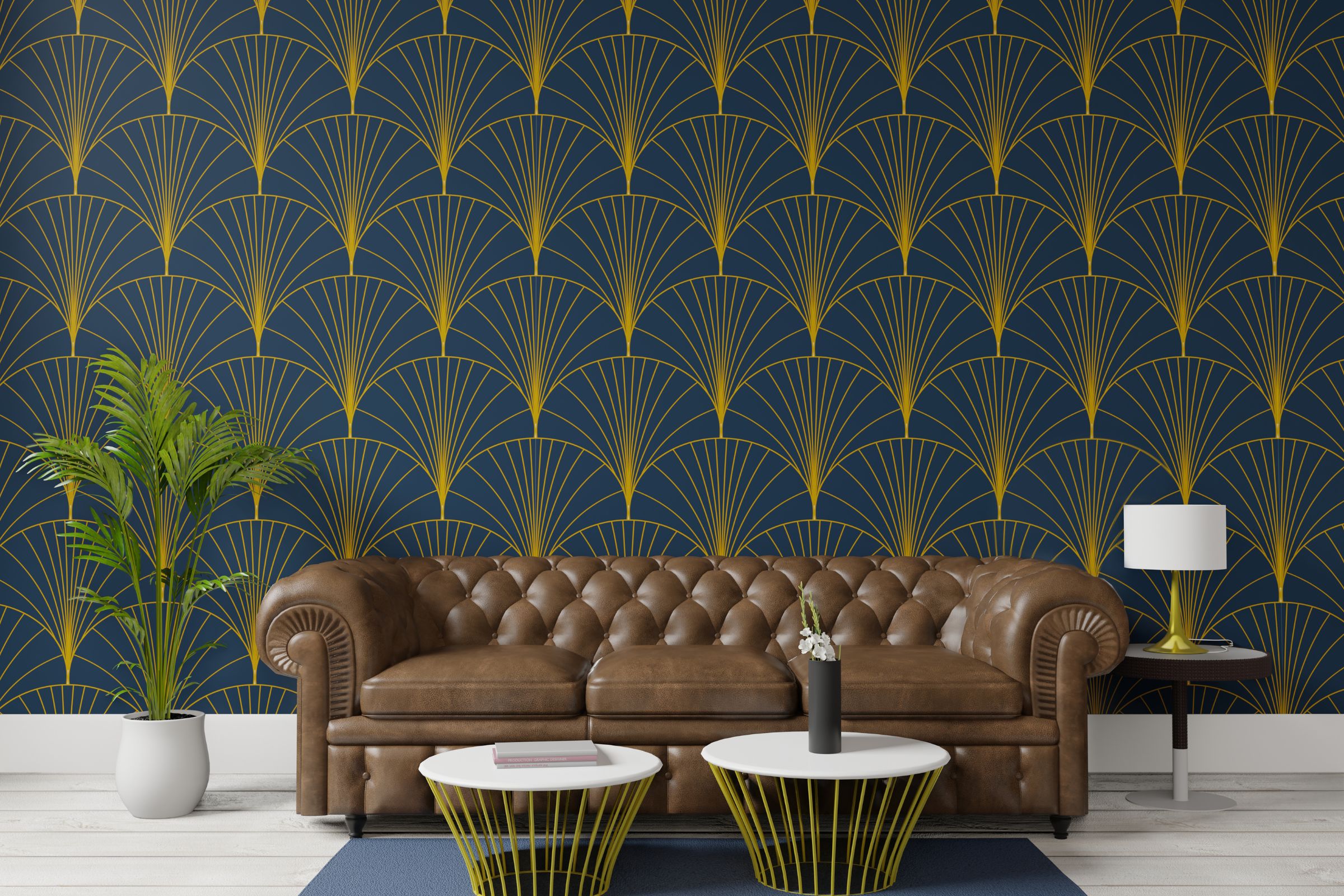 Residential wallpaper installation