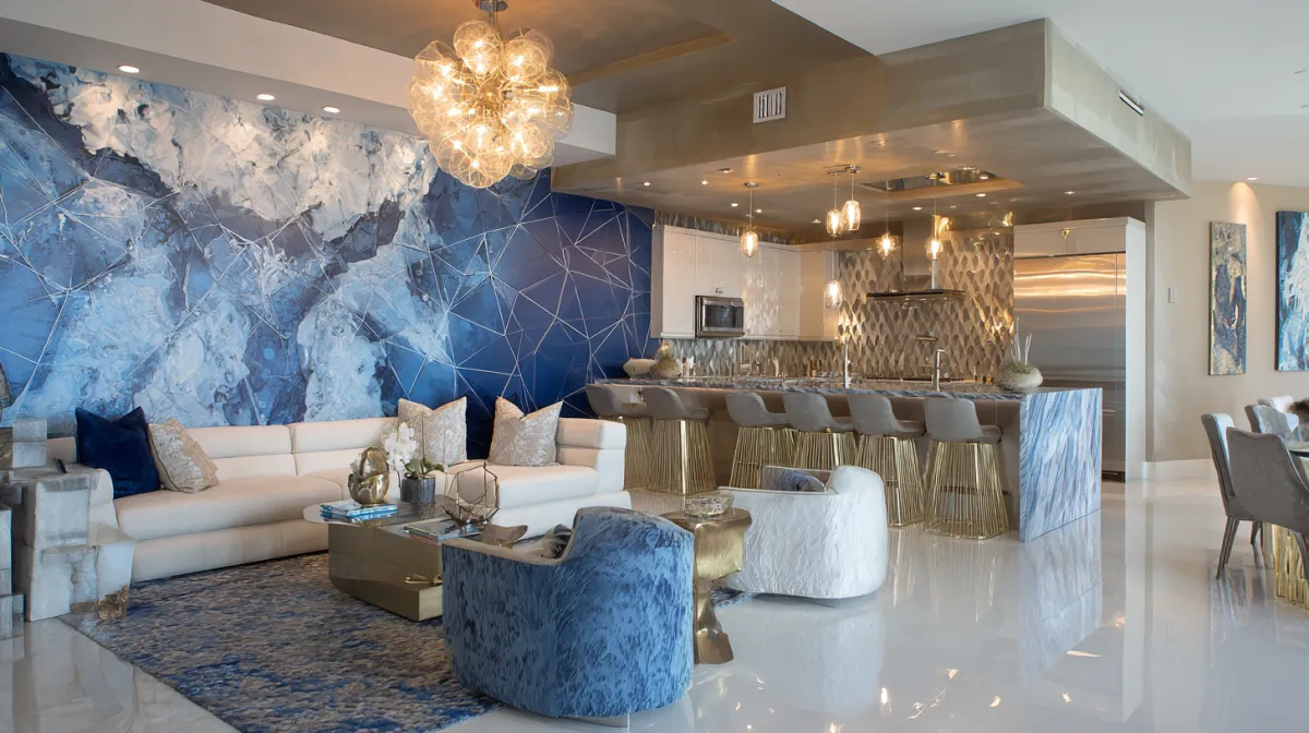 Luxury interior wallpaper